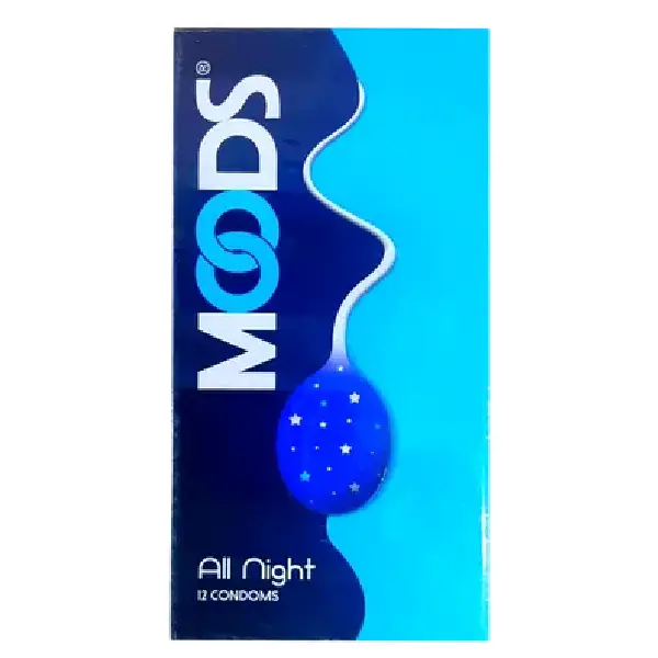 MOODS Allnight Condom 12 Pcs